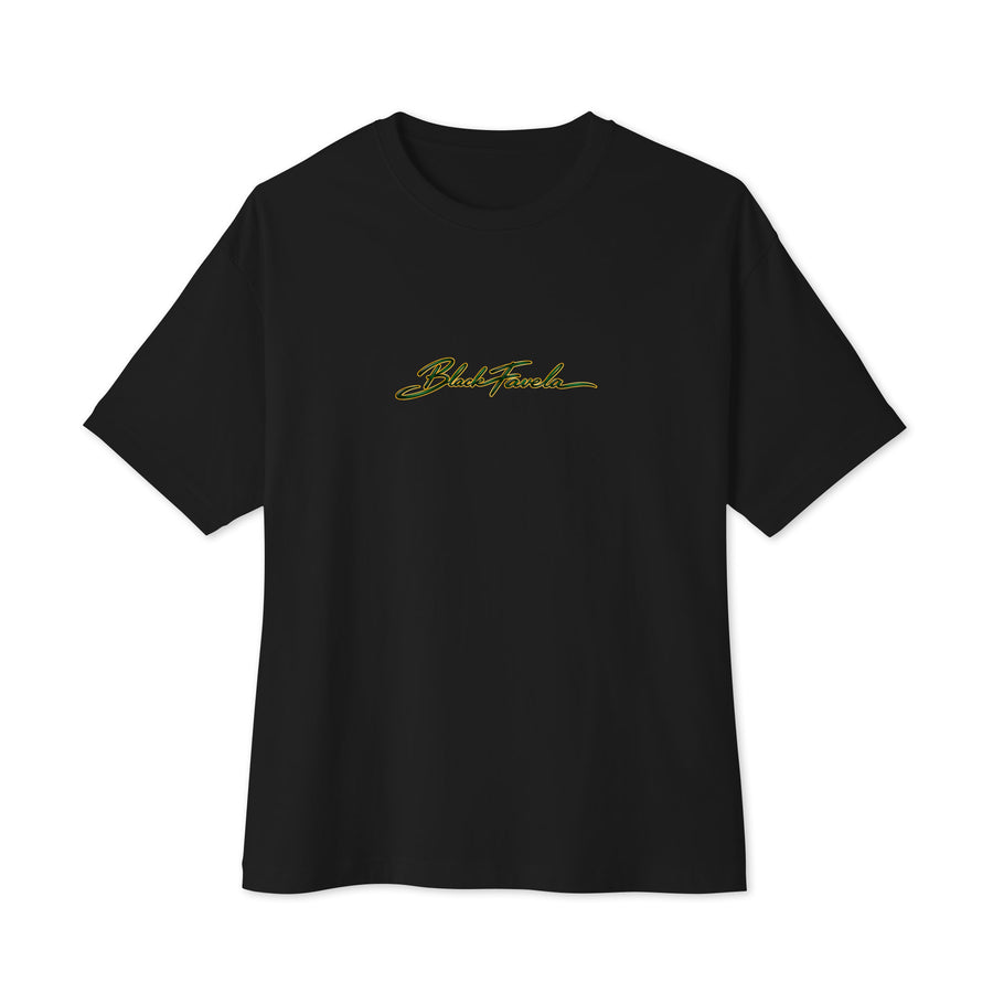 BLACK FAVELA — Money Mindset Oversized Boxy Tee